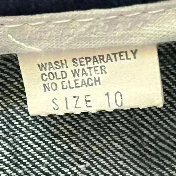 VTG 70s Bill Blass Womens Denim Carpenter Blue Jeans Boot Cut Size 27” Waist - Picture 9 of 9